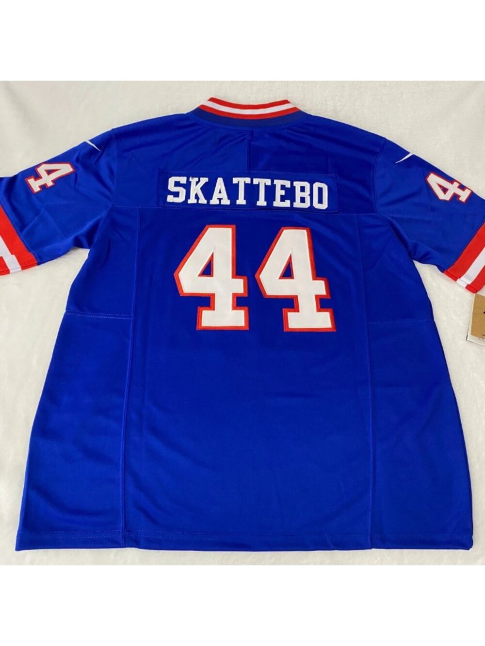 Cam Skattebo Royal Stitched Jersey Vapor Blue